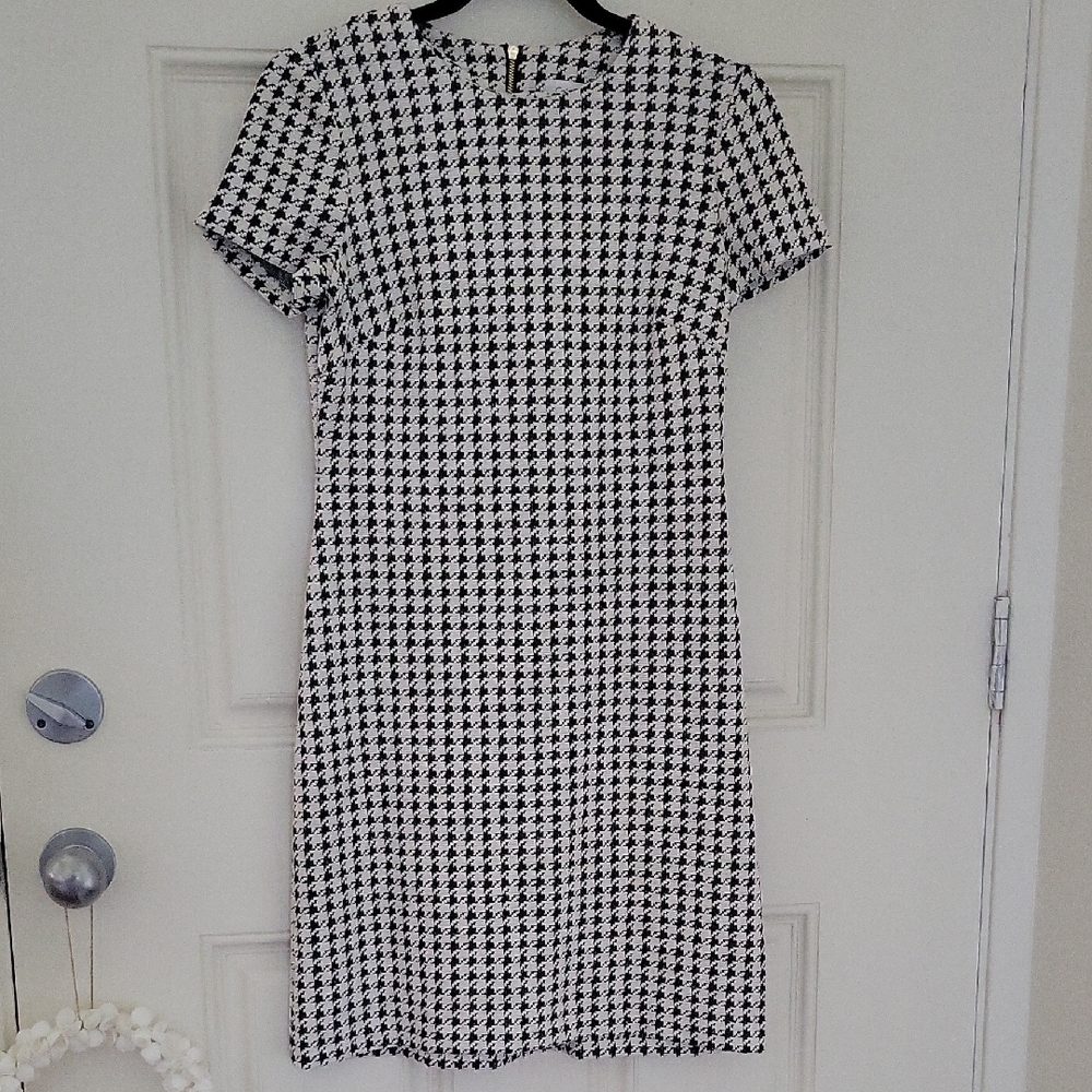 Calvin Klein Houndstooth Dress